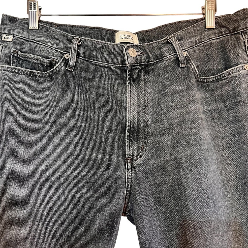 Citizens of Humanity Olivia High Rise crop Jeans in grey 31 excellent condition - Picture 9 of 16